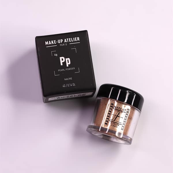 Poudre nacrée dorée